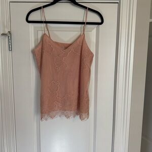 Nordstrom Lace Detail Blush Camisole